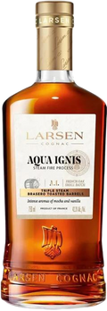 Larsen Cognac Aqua Ignis French Oak Small Batch Triple Steam Brasero Toasted Barrels Cognac 750 ML
