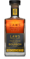 Laws Whiskey House 6 Years Old Four Grain Straight Bonded Bourbon Whiskey 750 ML