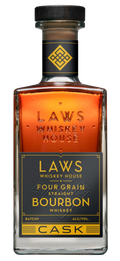 Laws Whiskey House Four Grain Straight Cask Bourbon Whiskey 750 ML