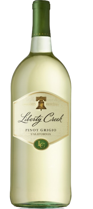 Bottle of Liberty Creek Wine Winemaker's Selection Pinot Grigio California 1.5 L – crisp white wine from California