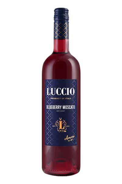 Luccio Blueberry Moscato Bottle Italy 750 ML