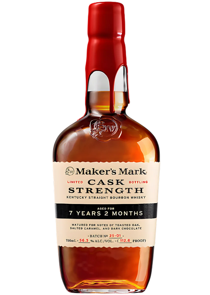 Maker's Mark Cask Strength Limited Bottling 7 Year Kentucky Straight Bourbon Whisky 750 ML