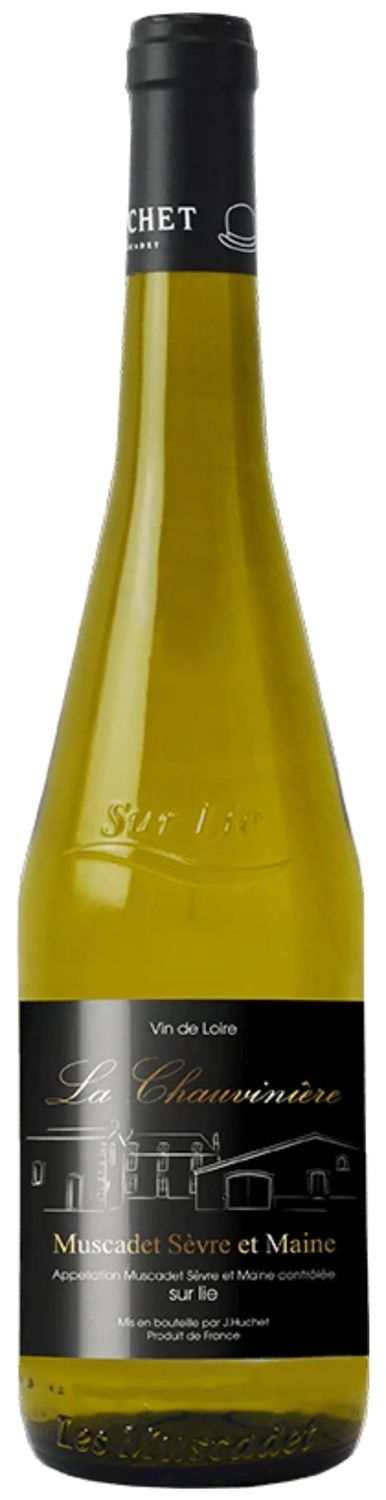 Domaine de la Chauviniere Muscadet Sevre et Maine Sur Lie 2021 750ML white wine bottle