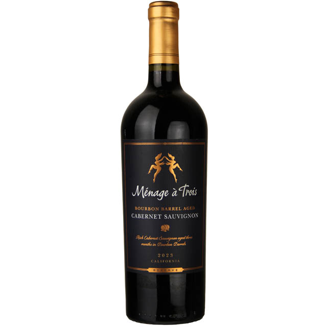 Menage A Trois Bourbon Barrel Cabernet Sauvignon 2022 750 ML