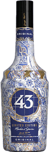 Limited edition Licor 43 Herbal Liqueur 750ml bottle with Spanish botanical design