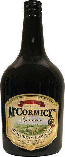 McCormick Co Irish Cream Liqueur 1.75L bottle with rich creamy Irish whiskey and chocolate flavor