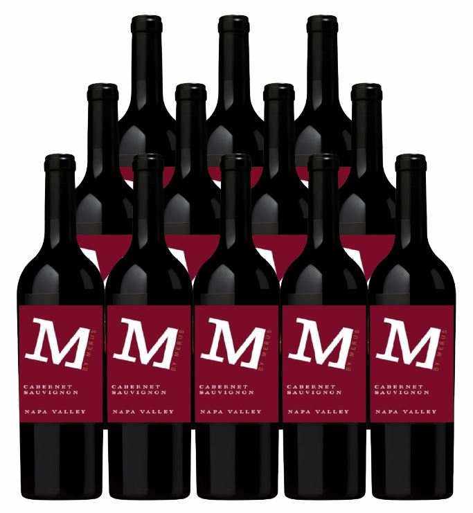 Case of 12 Merus By M Cabernet Sauvignon Napa Valley 750ml bottles with red labels