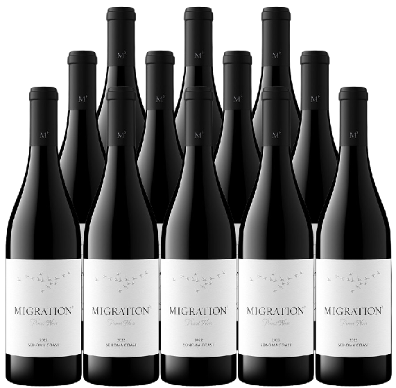 Migration Sonoma Coast Pinot Noir 2023 750 ML (12 Bottles)