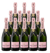 Moet & Chandon Champagne Brut Rose Imperial W/Congrats Gift Box 750 ML (12 Bottles)