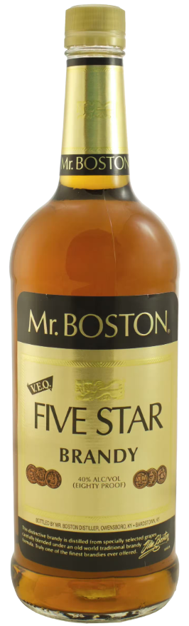 Mr. Boston Five Star Brandy 1 L