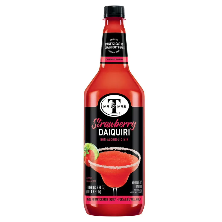 Mr & Mrs T Strawberry Daiquiri Premium Cocktail Mixer 1 L