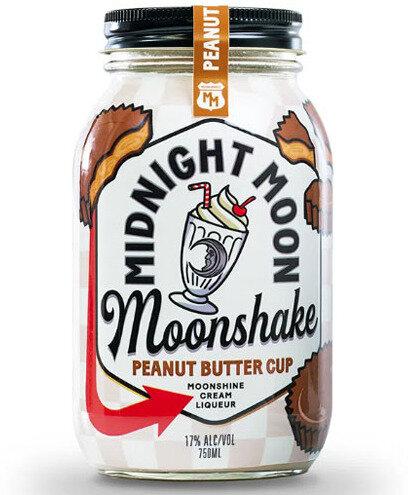 Midnight Moon Peanut Butter Cup Moonshake Cream Liqueur 750 ML
