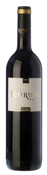 Bottle of Muruve Reserva 2016, Spanish red wine from Toro DO with elegant label and ruby-red color, perfect for pairing with grilled meats or cheese.