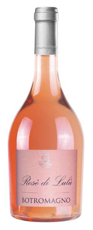 Botromagno Rose di Lulu 2021 750 ML Italian rose wine bottle