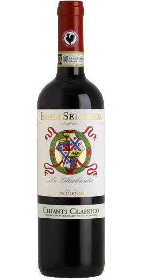 Bindi Sergardi La Ghirlanda Chianti Classico DOCG 2020 750 ML red wine bottle