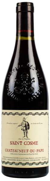 Saint Cosme Chateauneuf-du-Pape 2022 750 ML premium Rhone red wine bottle