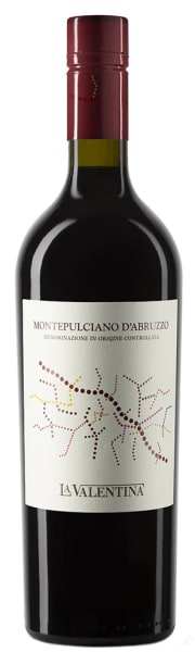 La Valentina Montepulciano d'Abruzzo 2022 750 ML Italian red wine bottle