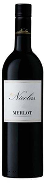 Nicolas Wines Vin De Pays D'Oc Merlot 750 ML French red wine bottle from Languedoc region