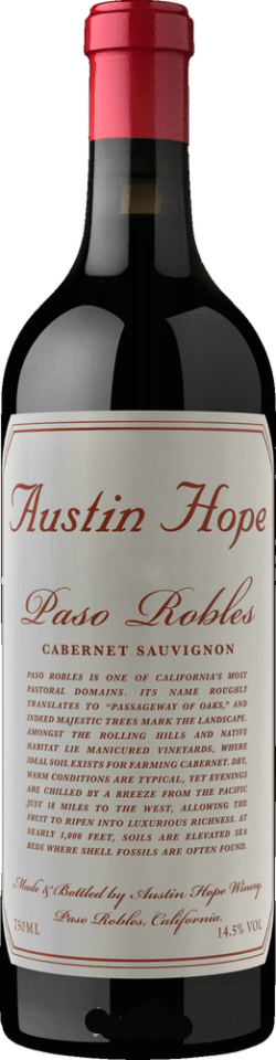 Austin Hope Cabernet Sauvignon Paso Robles 2023 1.5 L