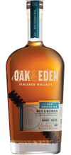 Oak &amp; Eden Rye &amp; Rumba Rum Soaked Oak Limited Small Batch 750 ML