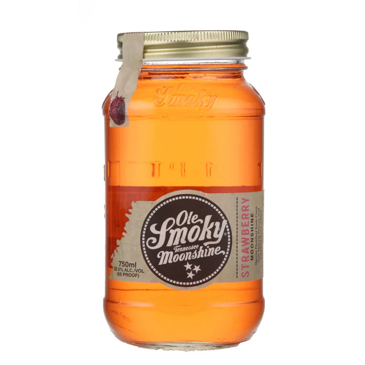 Ole Smoky Strawberry Moonshine 65 Proof 1 L