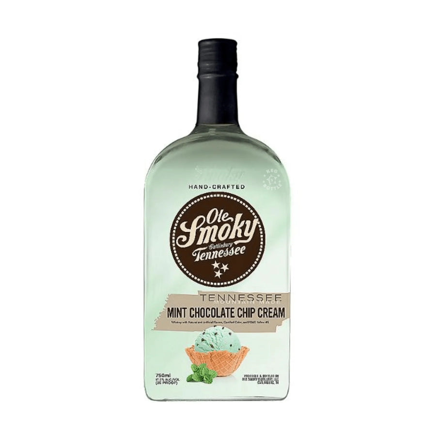 Ole Smoky Tennessee Whiskey Mint Chocolate Chip Cream 750 ML