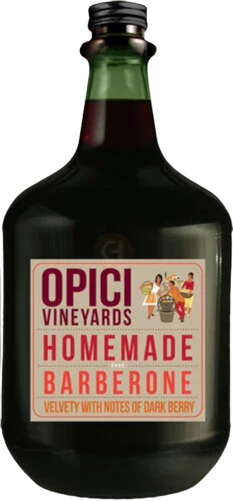 Opici Vineyards Homemade Barberone Red 1.5 L bottle of classic Italian red wine