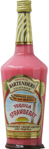 Original Bartenders Cocktails Strawberry Cream Tequila Liqueur 750 ML