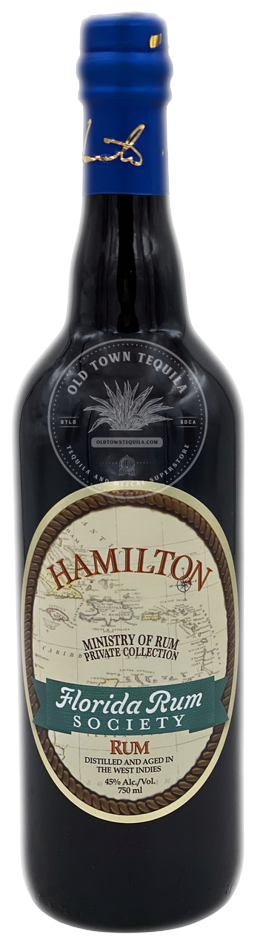 Hamilton Ministry of Rum Florida Rum Society Private Selection Rum 750 ML