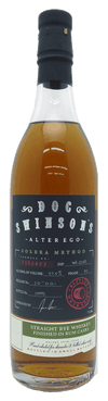 Doc Swinson’s Alter Ego Solera Method Straight Rye Whiskey Finished In Rum Casks 750 ML