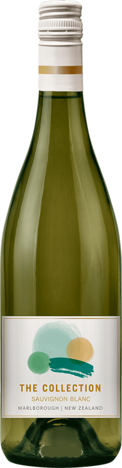 The Collection Sauvignon Blanc 750 ML bottle showcasing vibrant white wine with citrus and green apple notes