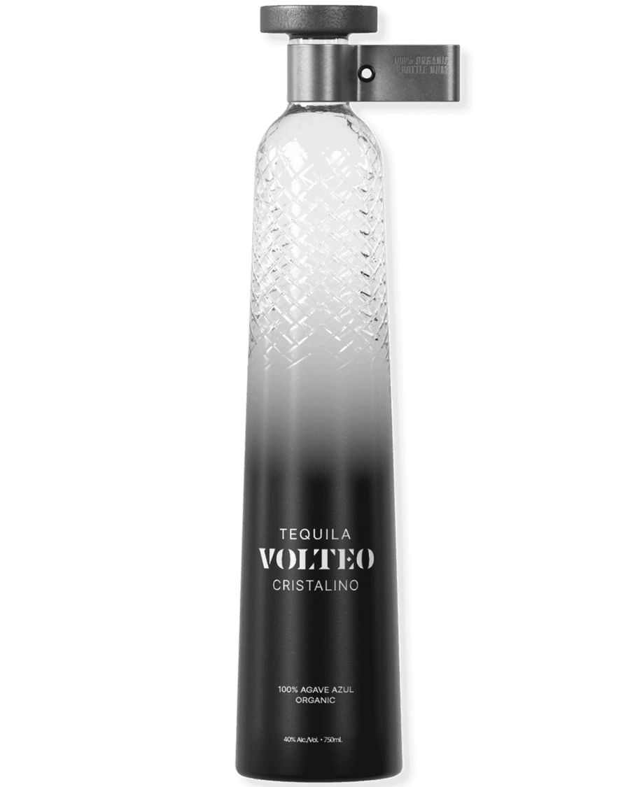 Volteo Tequila Cristalino Organic 80 750 ML premium organic clear tequila bottle with smooth agave flavor