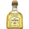 Patron Tequila Anejo 80 750 ML bottle with cork, showcasing its golden color and sophisticated design.