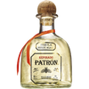 Patron Tequila Reposado 750 ML bottle with golden color and oak cork.