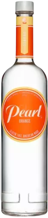 Pearl Vodka Orange Vodka 1 L bottle with orange label.