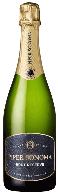 Bottle of Piper Sonoma Brut Reserve 750ML sparkling wine from Sonoma County