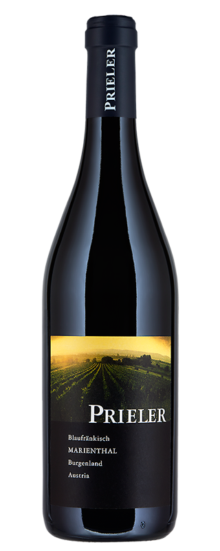 Prieler Blaufrankisch Marienthal Burgenland 2017 red wine bottle 750 ML with complex dark berry and oak flavors