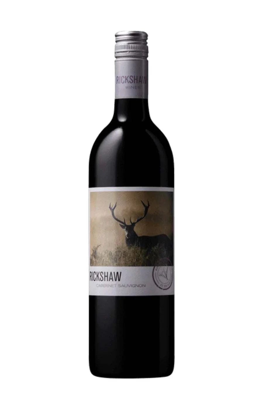 Bottle of Rickshaw Cabernet Sauvignon California 2023 750 ML showcasing smooth red wine with classic California character