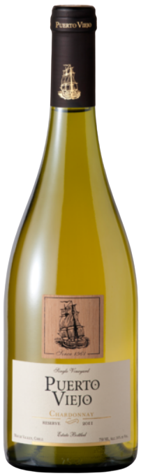 Bottle of Puerto Viejo Chardonnay 750ML
