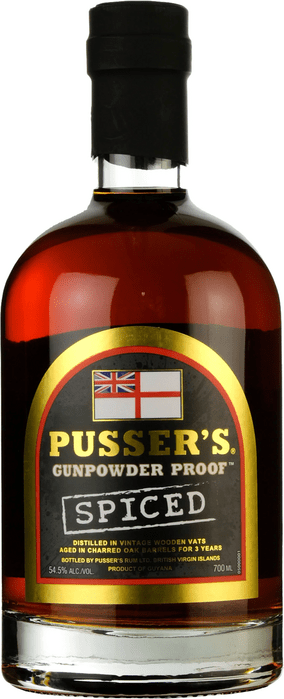 Pusser's Gunpowder Proof Spiced 109 Proof 3 Year Rum 750 ML