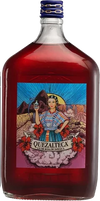 Quezalteca Jamaica Hibiscus 1L bottle with vibrant label design showcasing hibiscus theme.