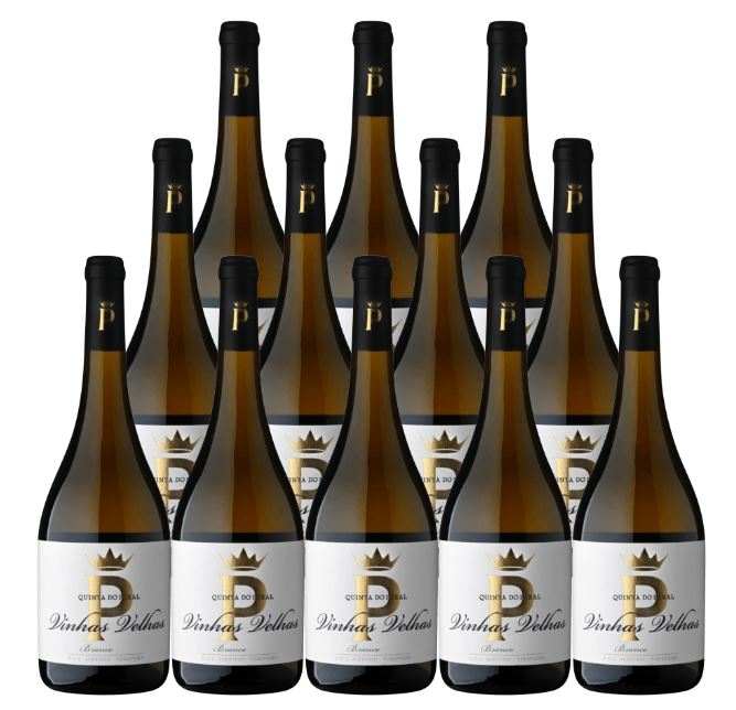 Set of 12 Quinta do Paral Vinhas Velhas Branco 2018 wine bottles 750ml Portuguese white wine collection