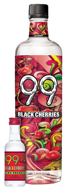 99 Brand Black Cherries Liqueur 750 ML