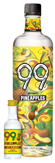99 Brand Pineapples Liqueur 750 ML
