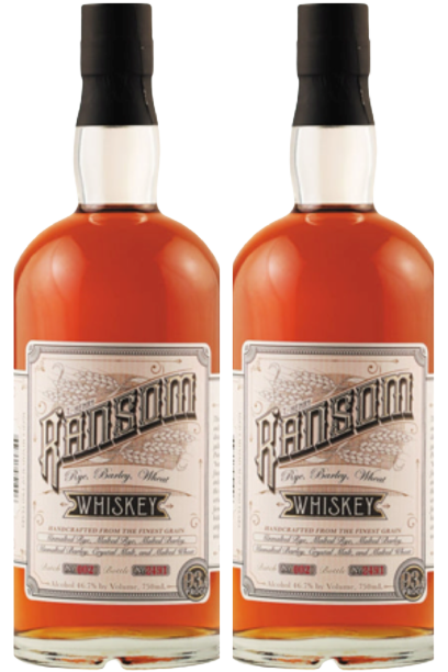 Ransom Wine Co & Rye Barley Wheat Whiskey 750 ML (2 Bottles)