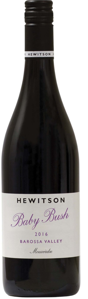 Hewitson Baby Bush Mourvedre wine bottle from Barossa Valley.