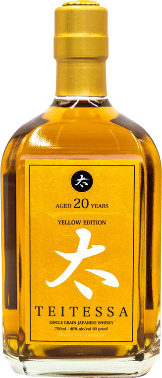 Teitessa Yellow Edition 20 Years Old Single Grain Japanese Whiskey 750 ML