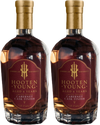 Hooten Young 15 Years Old Barrel Proof American Whiskey Collectors Combo 750 ML (2 Bottles)