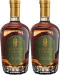 Hooten Young 6 Years Old Zinfandel Cask Finish American Whiskey Limited Edition Collectors Combo 750 ML (2 Bottles)