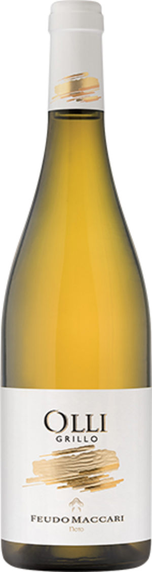 Feudo Maccari Grillo 750 ML bottle of Sicilian white wine with citrus aromas